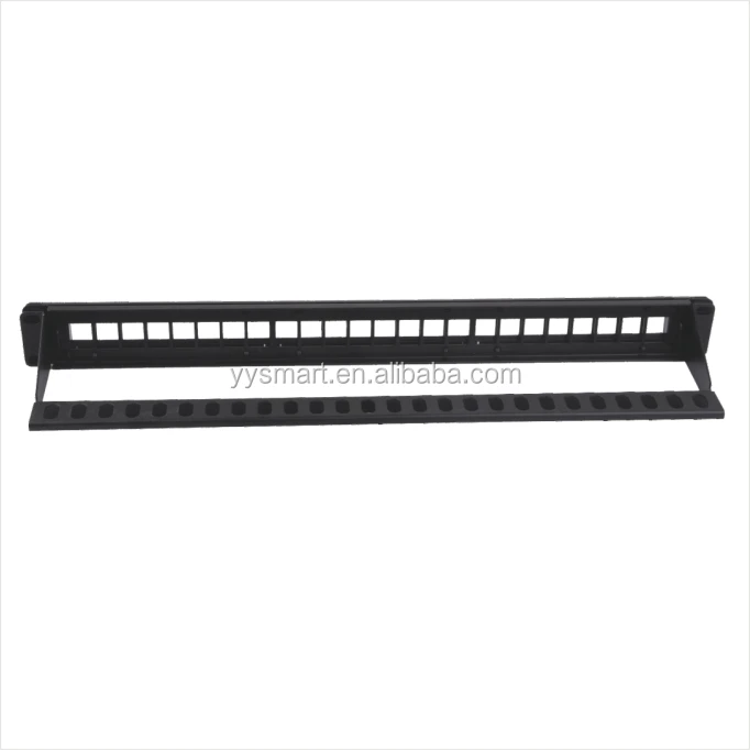  Cat6A 24 порта Модульная патч-панель RJ45 безинструментальный 19