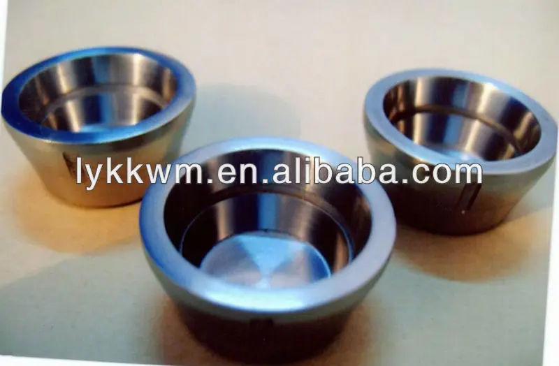 99.95% чистого вольфрама тигли для сапфира выращивания печи вольфрама тигле цена