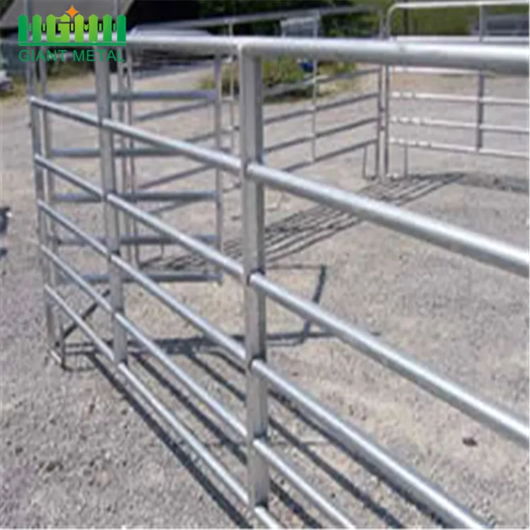 
Galvanized Steel Fence Farm Fence Free Standing Cattle Panels 