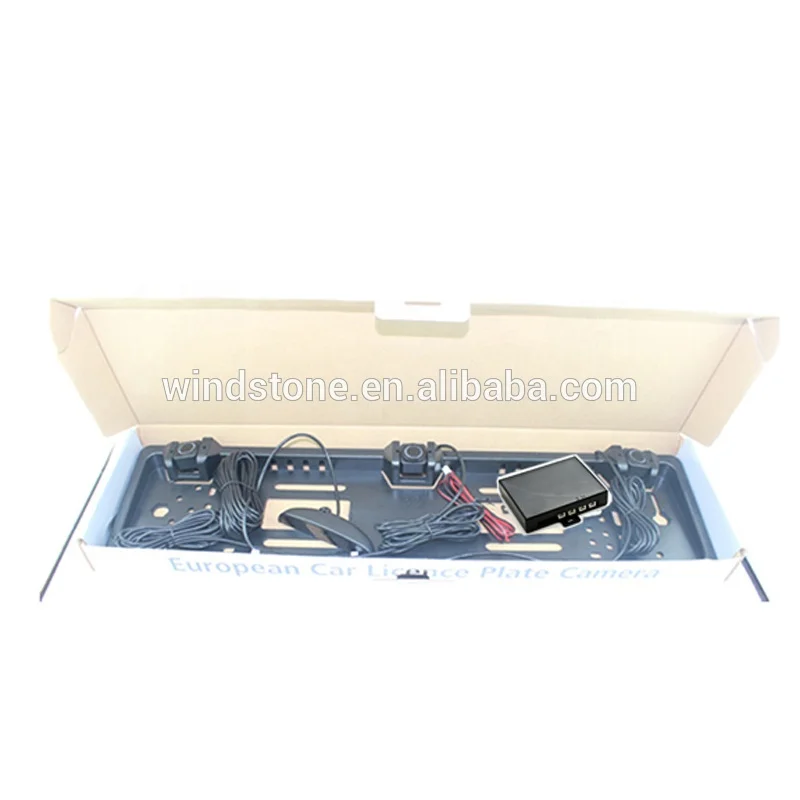 3 Mins Installation European License Plate Rear Parking Sensor Buzzer Alarm