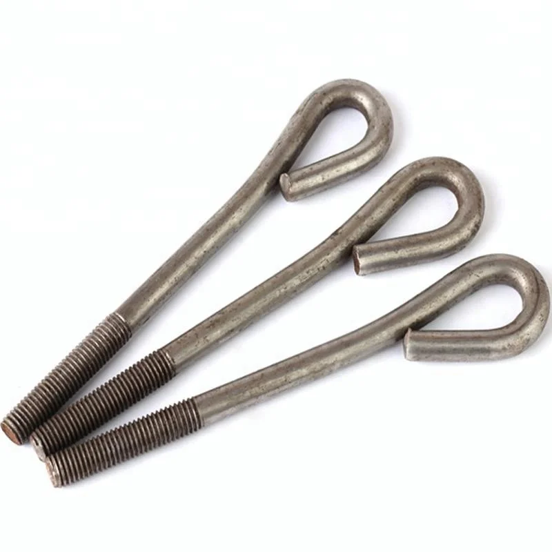 Grade 8.8 Professional Concrete Fixing Black Oxide Zinc Plated J Anchor Bolt