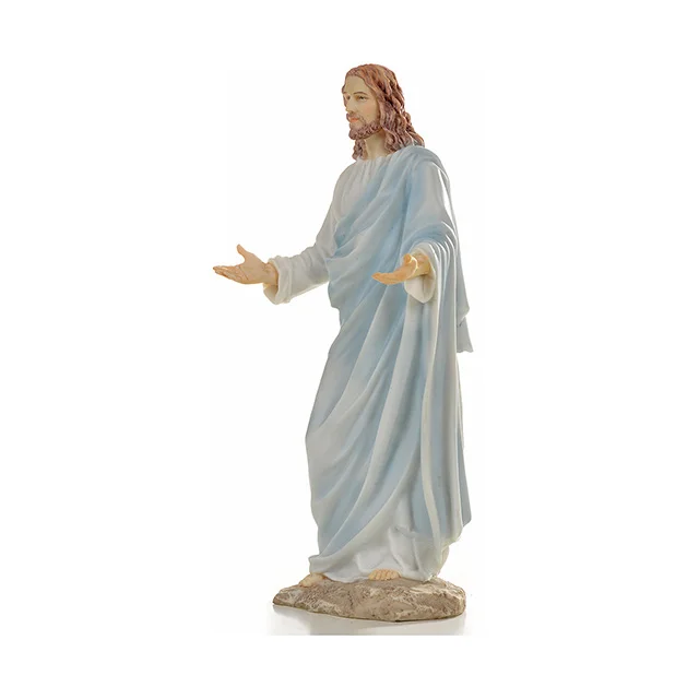Resin Figurine Christ Religious Jesus Statue Home Decoration Artificial Nativity Figurines Eco-friendly Love Europe 
