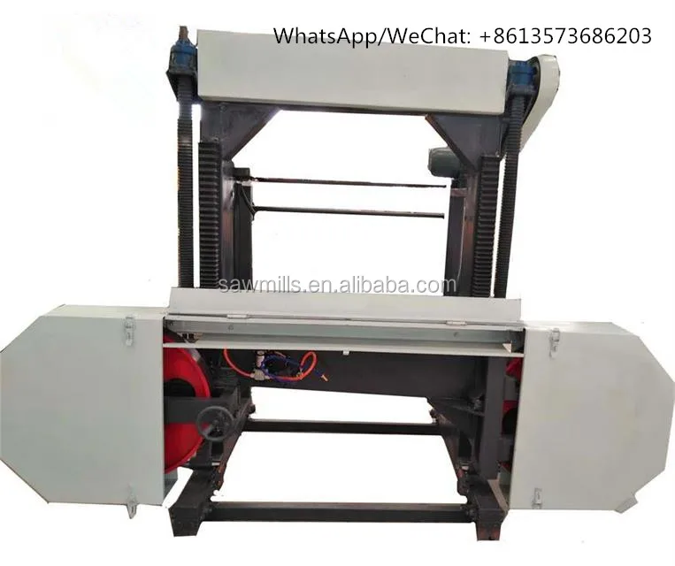 Shuanghuan portable trolley type automatic horizontal wood cutting sawmill