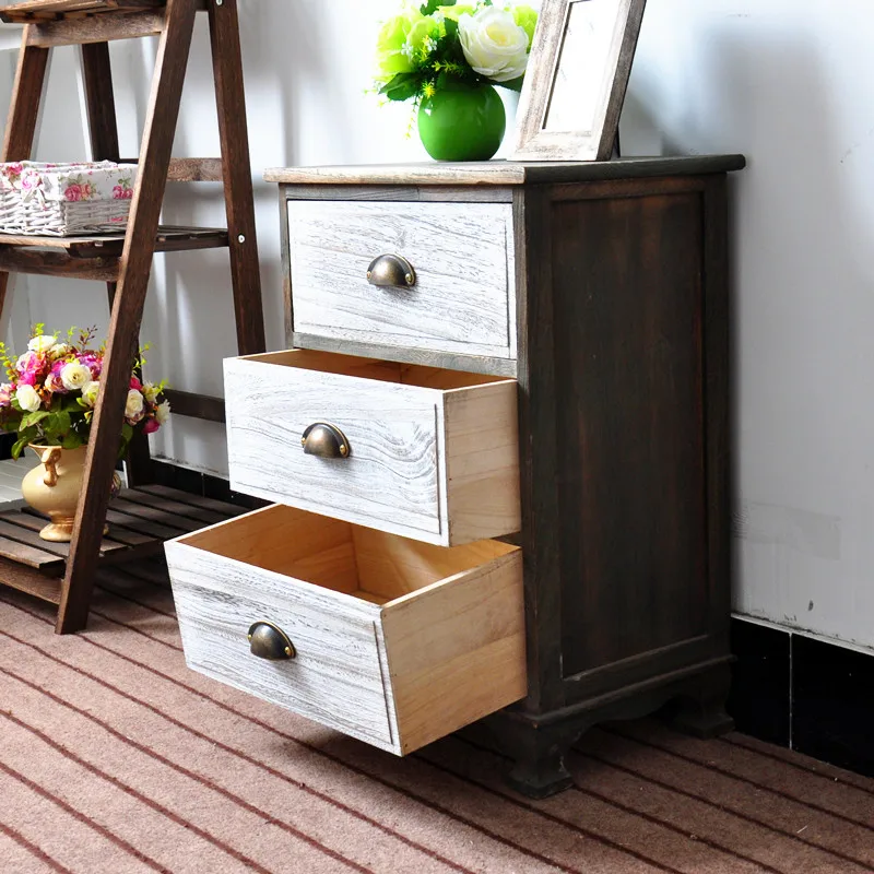 Branded customize vintage furniture kitchen storage cabinet original antique ironing board simple European counter