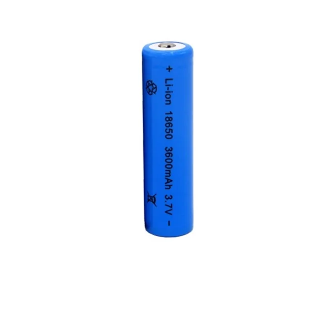 High quality rechargeable 3.7V 3600mAh li-ion 18650 battery