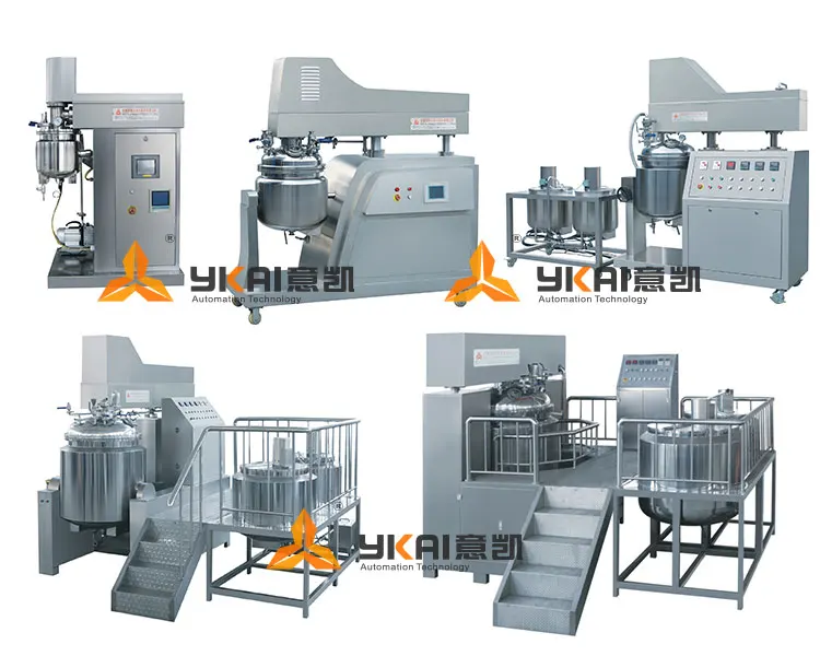 Planetary mixer for the production of high-viscosity adhesive compositions, ZJR series vacuum homogeneous emulsification unit