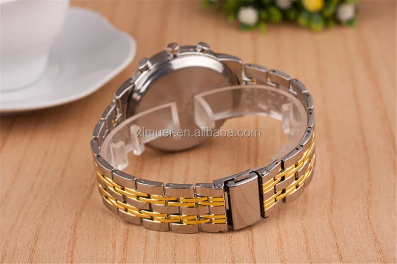 Wholesale stainless steel watch quartz watch business men watch
