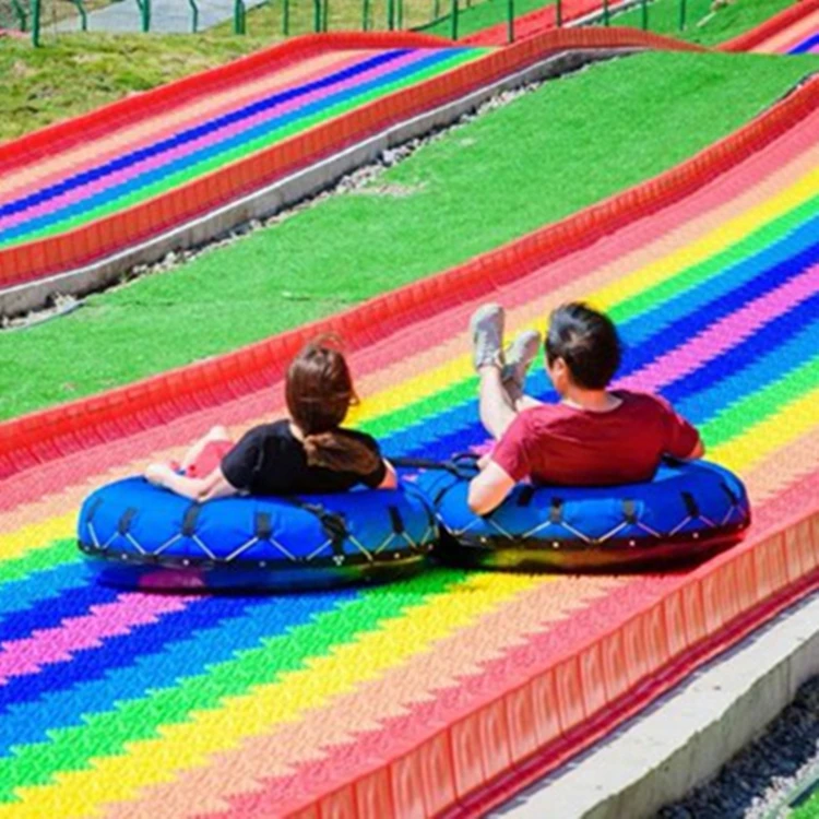Rainbow Large Plastic Slide for Children and Kids to Have Fun