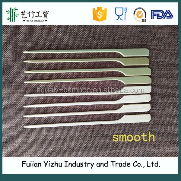 1 Bag Barbecues Bamboo Stick Bbq Steak Wooden Meat Vegetable Skewer