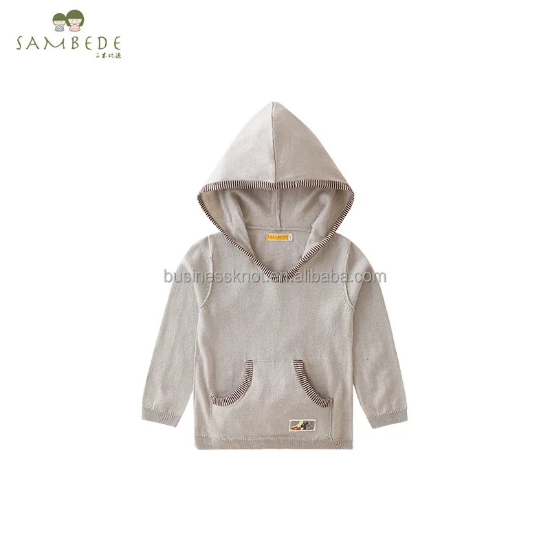 SAMBEDE 3-5T Boys Cotton Hooded Fashion Sweater Wholesale Children Winter Shirt Clothing SM6Q5999