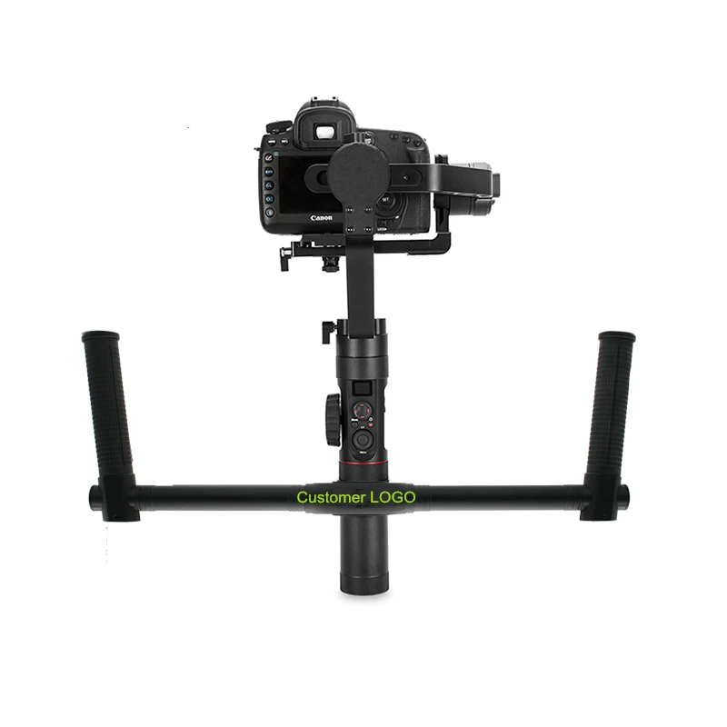 Stabilizer accessories double handle kit Mini Aluminum Steadycam Camera Stabilizer Handheld