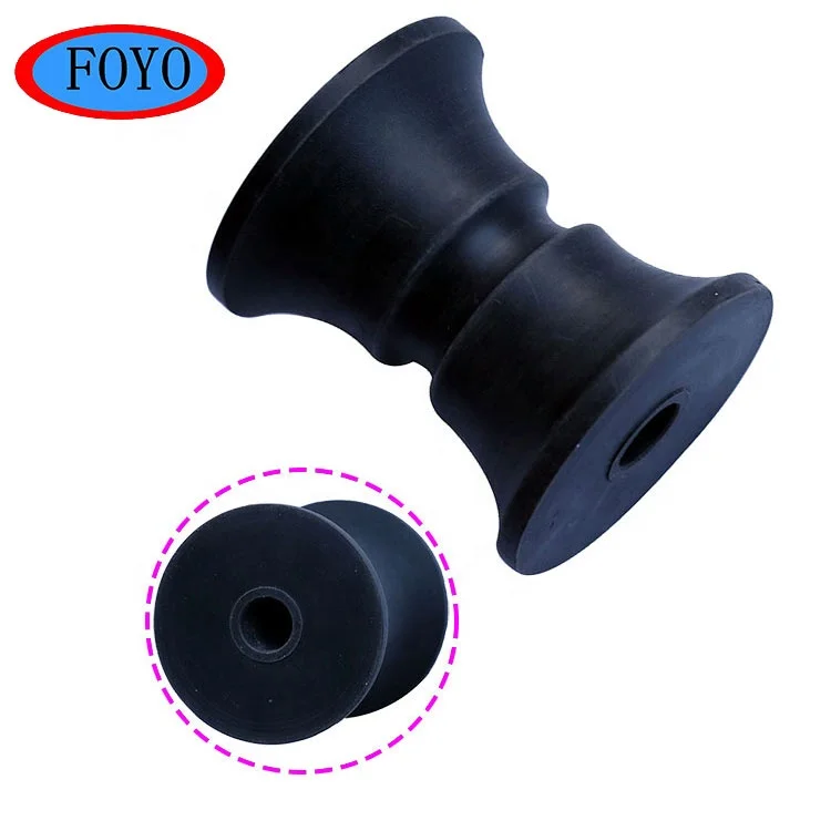 China black yacht nylon boat trailer bow roller for marine boats