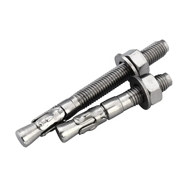 
Carbon Steel Stainless Steel 304 316 Wedge Anchor Expansion Anchor Bolt Dyna Bolt 