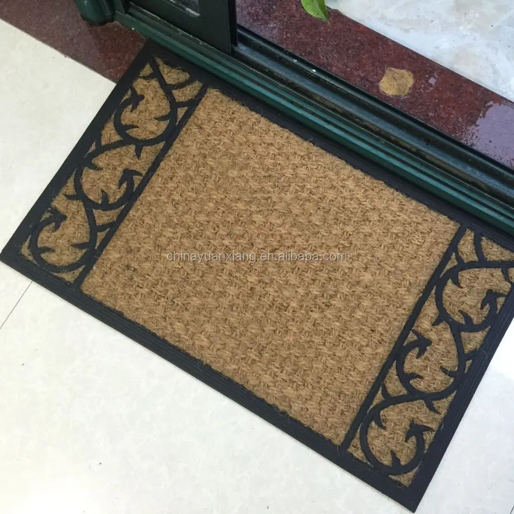 Entrance Brush Rubber Coir Mats for Walmart Target Aldi Leroy Merlin