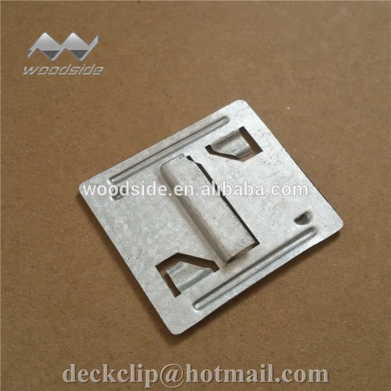 wall cladding clip, WPC/PVC/UV wall panel connect stainless metal clip