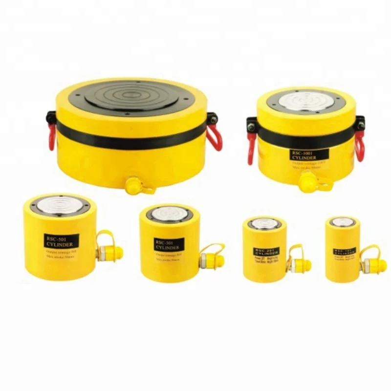 Small Double Acting Hydraulic Piston Cylinder Price,50 100 Ton Telescopic 3-Stage Hydraulic Cylinder