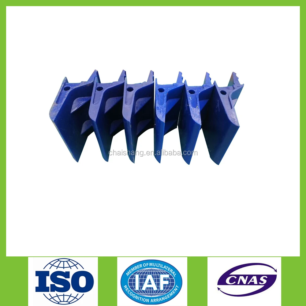 Ore Processing Machine Conveyor Belt Scraper / Conveyor Belt Cleaner / Conveyor Belt Sweeper For Mine Equipment