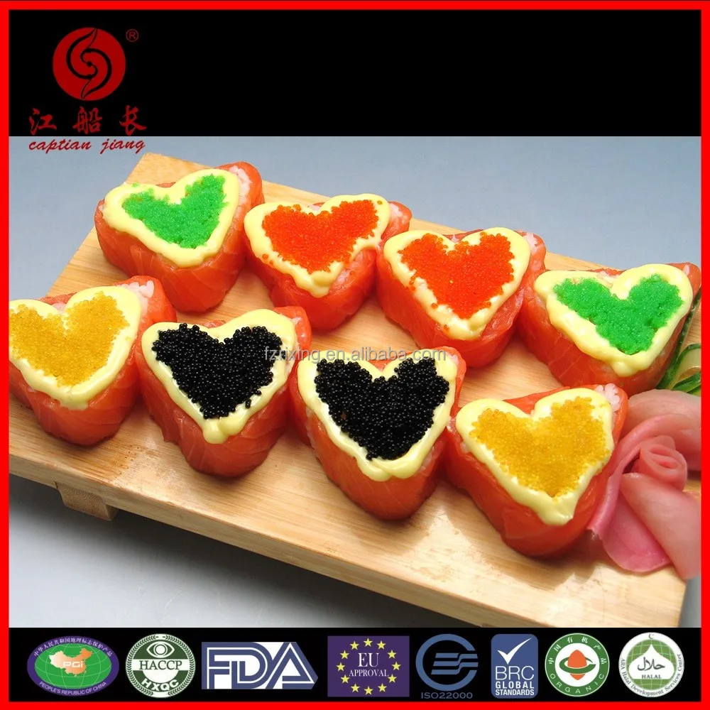 
FROZEN SEASONED FISH ROE(tobiko)Iceland, Origin 