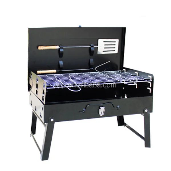 Outdoor Camping Portable Charcoal Grill Foldable Stove For Barbecue