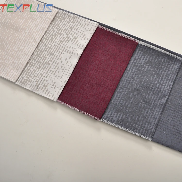 latest fashionable 100%polyester jacquard curtain fabric for bedroom