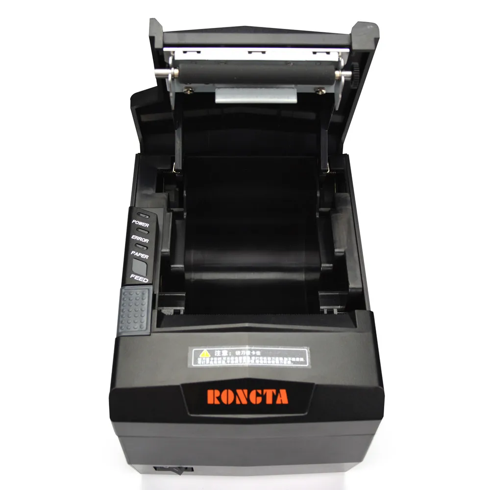 80mm Thermal Receipt POS Printer 250mm/s High Speed QR Code Printer for Android Windows iOS Device