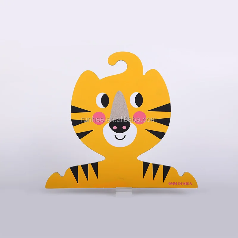 Cute design pet clothing hanger paper cardboard clothes hangers