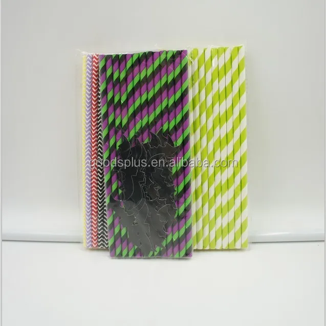 2021 New Product Disposable Printed Paper Hemp Drinking Paper Straws For Party
