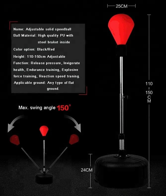 Новинка 2022, тренажерный зал, тренировочная скоростная сумка, свободная стоячая боксерская груша