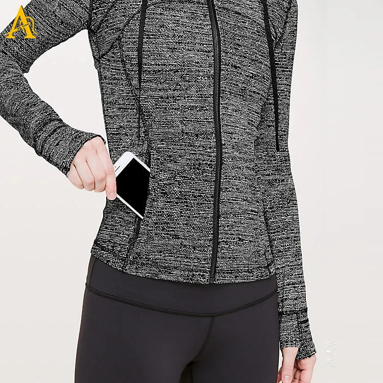 
High Quality Women Sports Jacket Wholesale Workout Fitness Training Jacket Women Gym Yoga Wear Apparel 