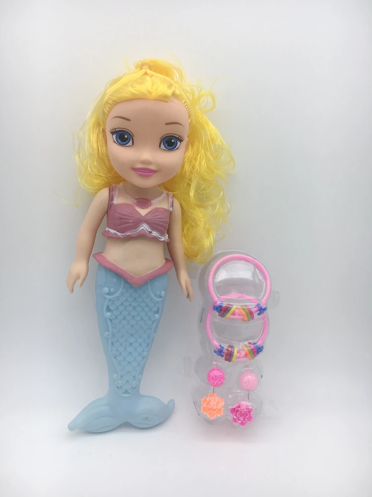 2018 new hot fashion mermaid ariel princess doll with accessories girl gift toy