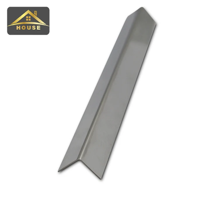 Decorative silver stainless steel angle tile trim profiles floor tile edge trim