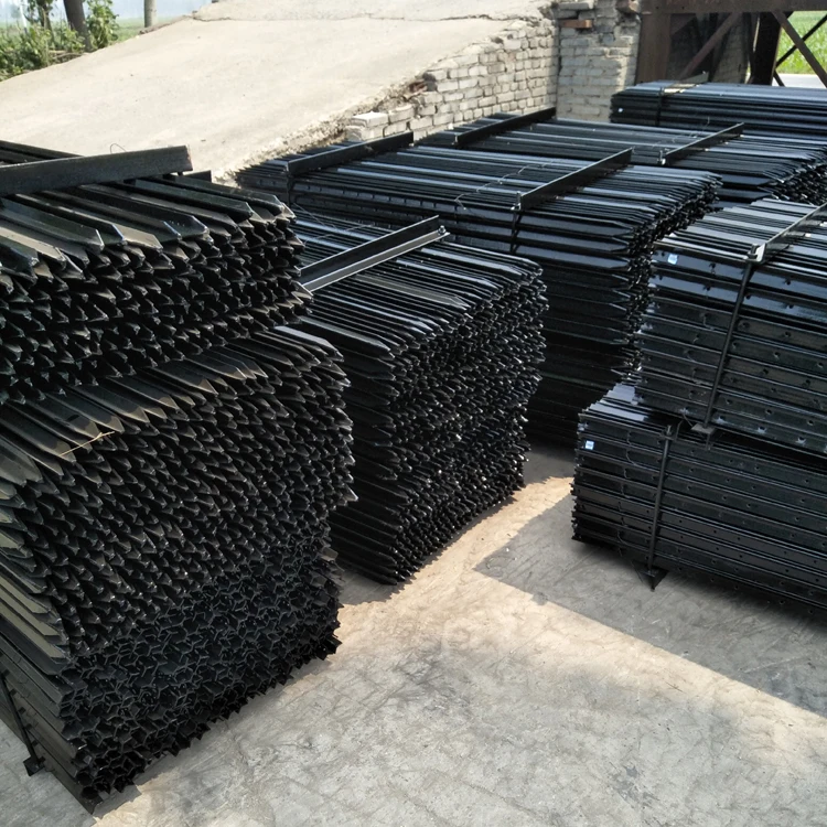 6ft 8ft Long 1.58 1.86 kgs black  Bitumen Farm Fence Support Post Australia Star Picket Y t post Fence Post wholesale for sale
