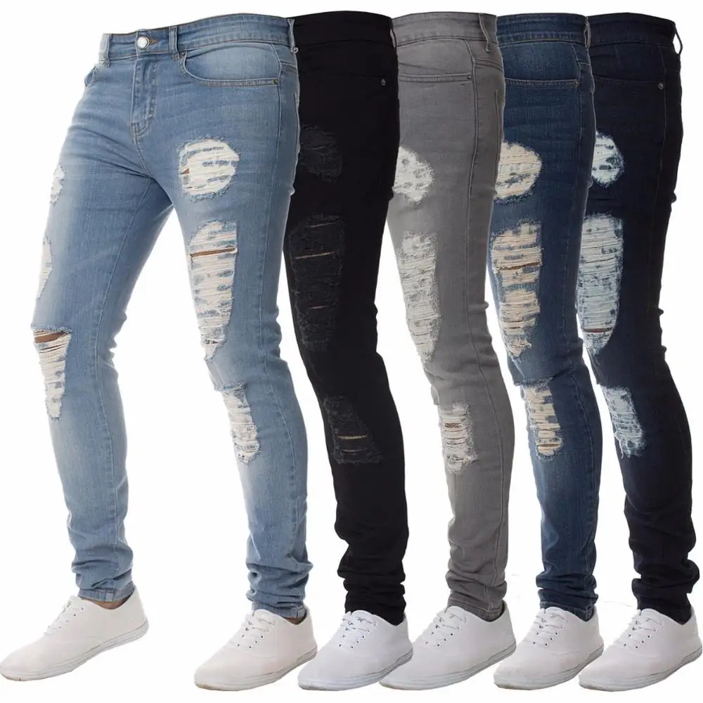  Оптовая продажа Классические мужские джинсы низкий минимальный заказ высококачественные