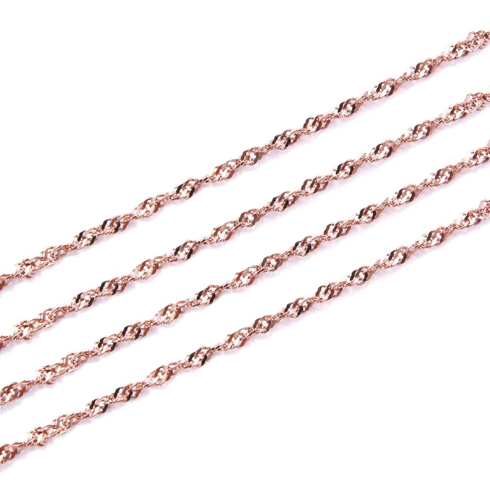 wholesale jewelry stainless steel singapore chain necklace for jewelry making