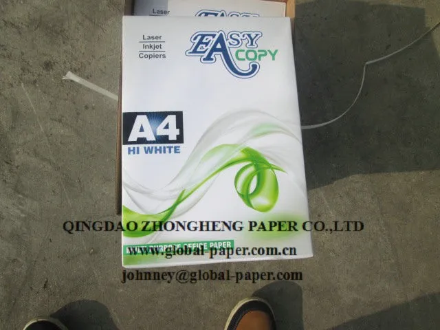 A4 size copy paper 100% Wooden Pulp Copy Paper