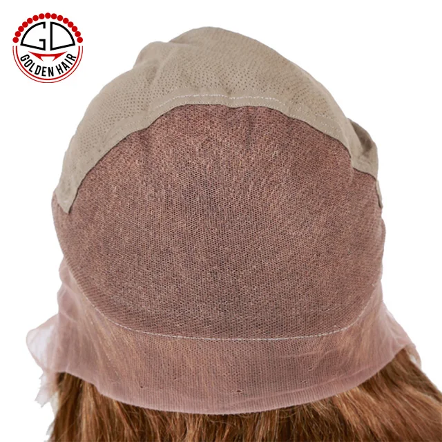 Hot Sale Water Wave Virgin Brazilian Hair Two Tone Full Lace Wig With Silk Top