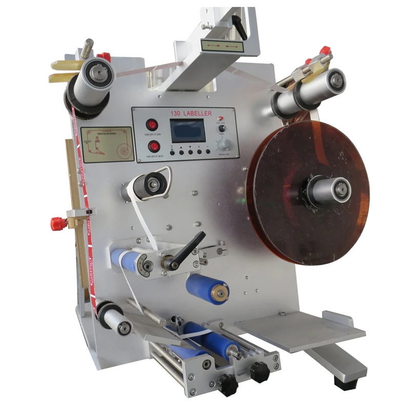 
JT-130 Semi automatic wrap-around medicine bottles labeling machine 
