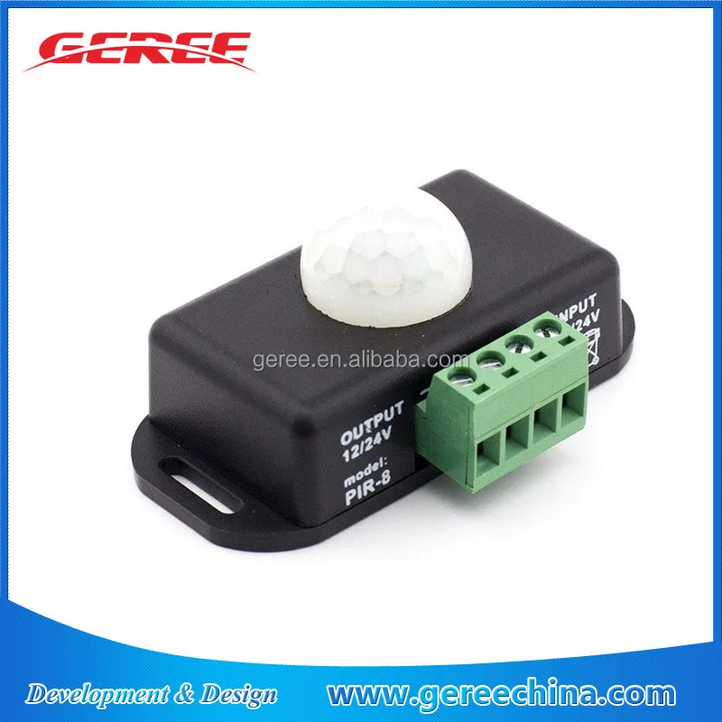 PIR human body induction swtich PIR-8 Infrared remote motion detection Controller sensor DC 12V 24V for LED Strip Light