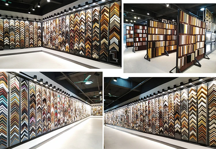 New Launch Awesome Beautiful L Shape 3 Meter Wood Texture Materials Decorative Picture Frame Moulding