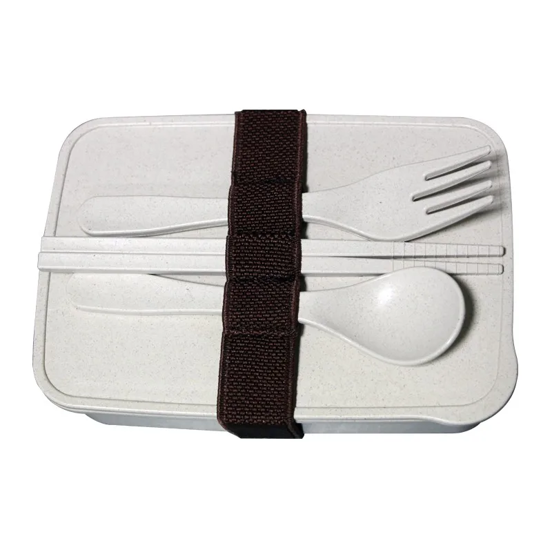 
Wholesale bamboo fiber bento lunch box leakproof 