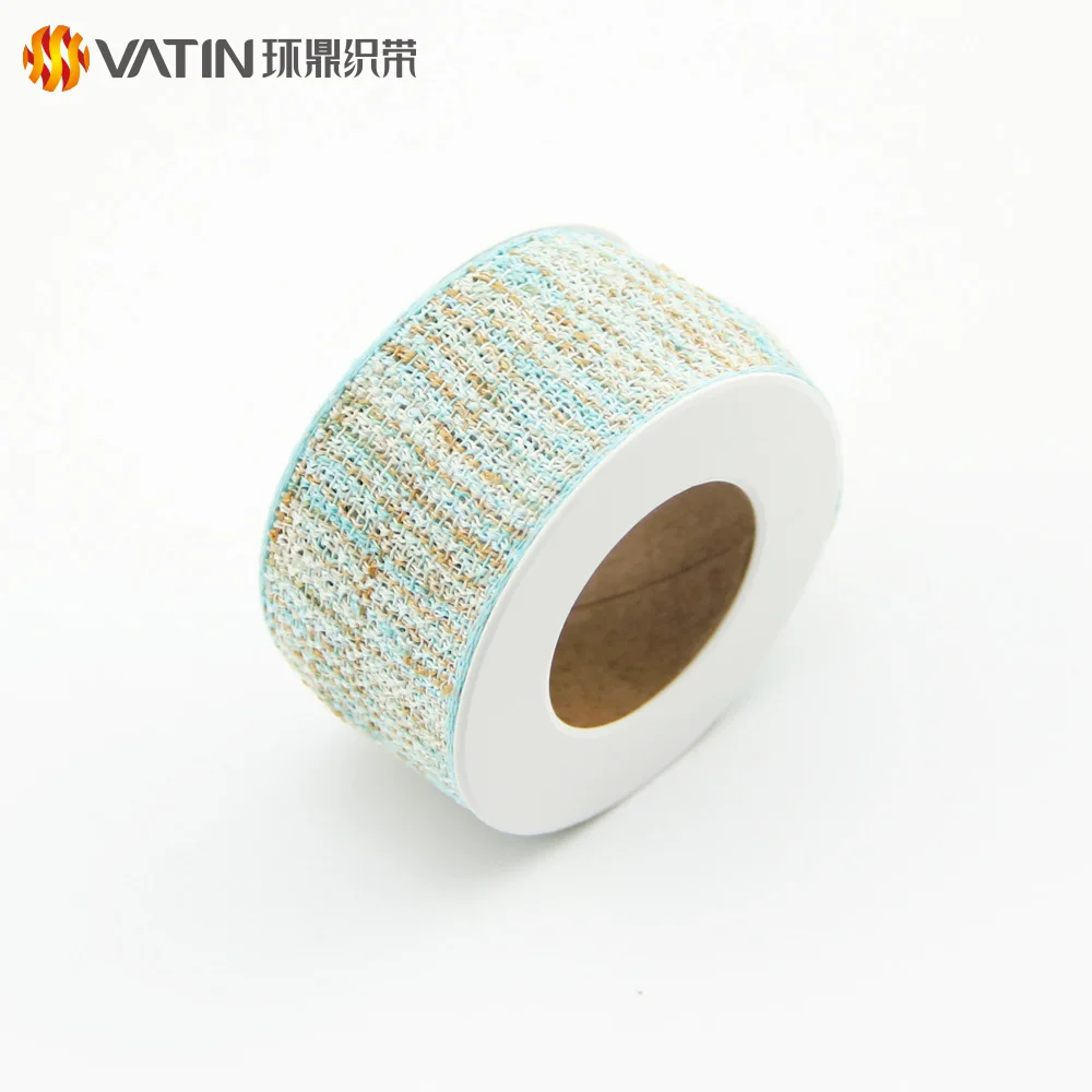 
Wholesale Custom DIY Vintage Rustic Linen Craft Natural Hemp Hessian Jute Burlap Ribbon 