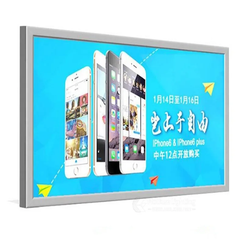 Aluminum Snap Canvas Light Box Backlit Banner Advertising Led Light Boxes