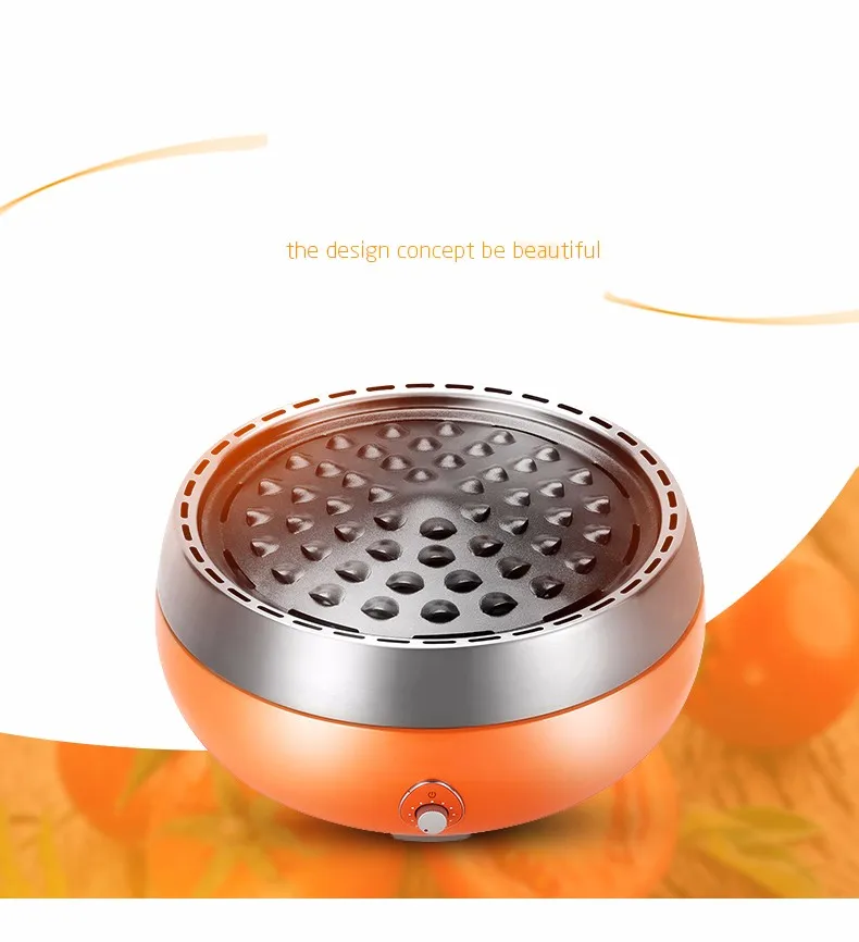 
Hot Sale Electric Japanese Iron Window Design Portable Smokeless Grill 