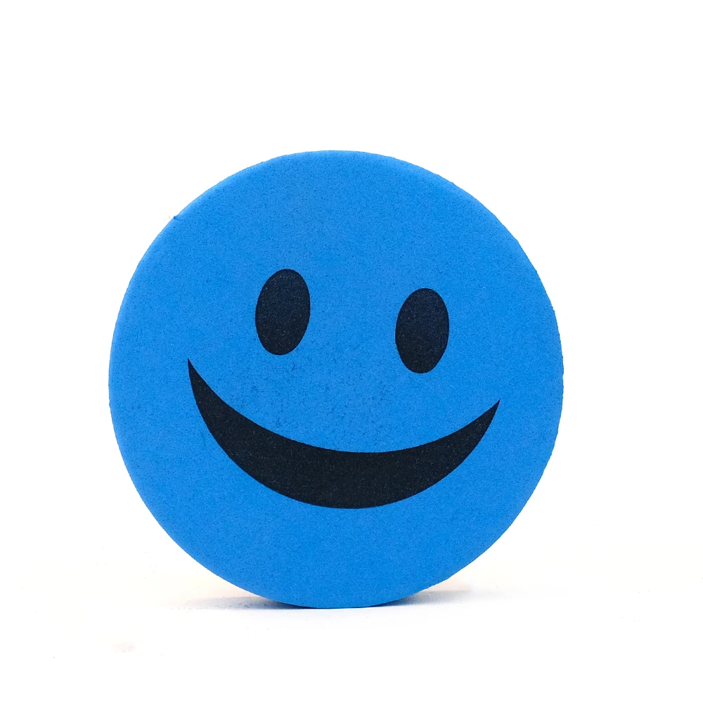 Smile face Shape Dry EVA Magnetic Whiteboard Eraser