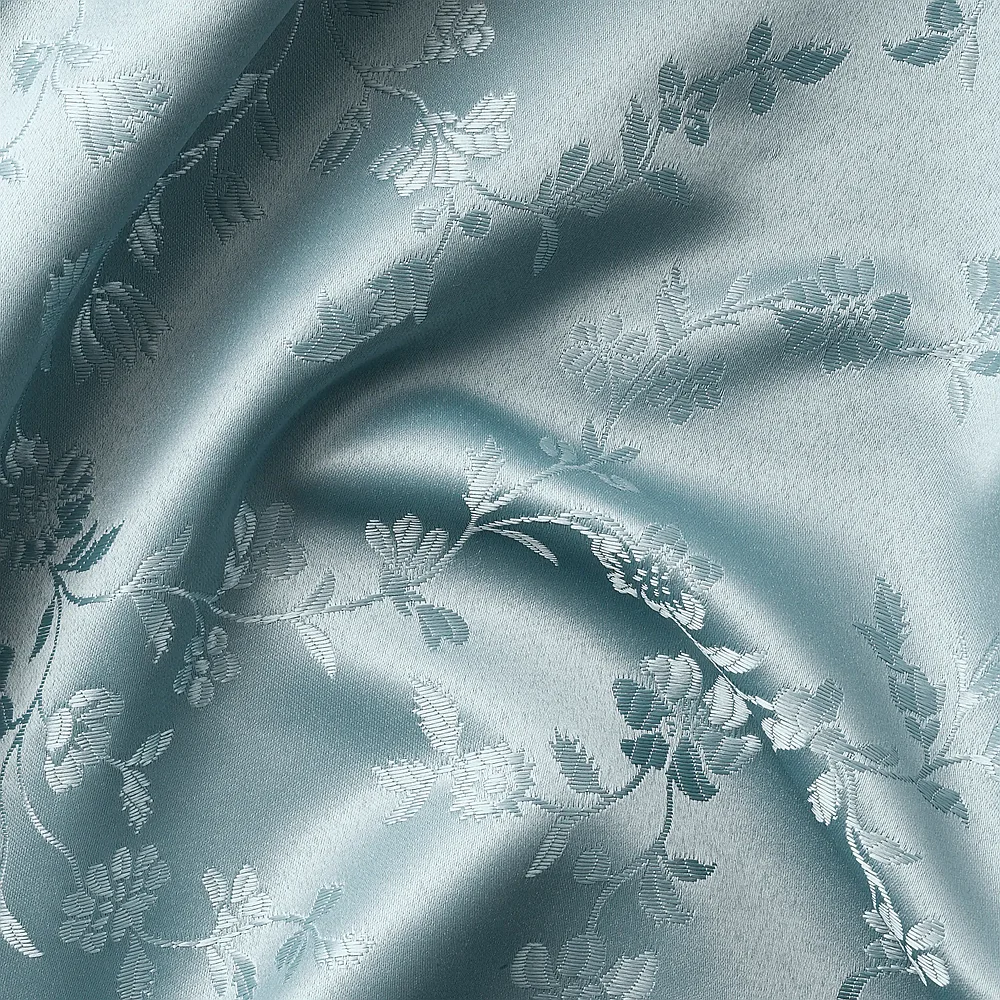 competitive price 100% polyester  home decoration customize embroidered office window curtain