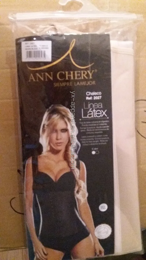 Plus Size 9 Steel Boned Ann Cherry Latex Vest Type Women Corset Waist Trainer Shapers Women Body Shaper Slimming Vest