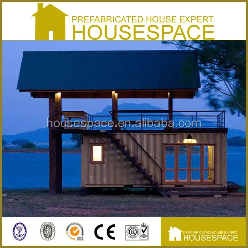 Solid Economical Beach Hut Prefabricated Container House Price