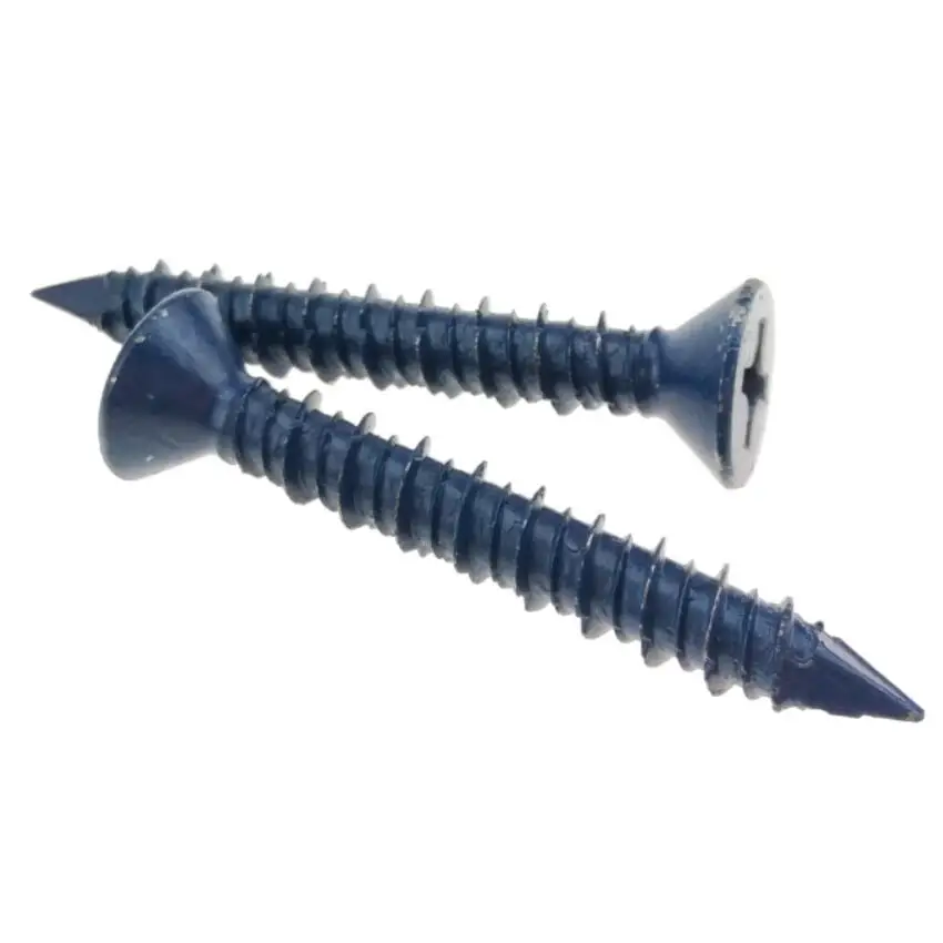 
Cross Recess Flat Head Confast Screws Square Cone Point for Concrete 