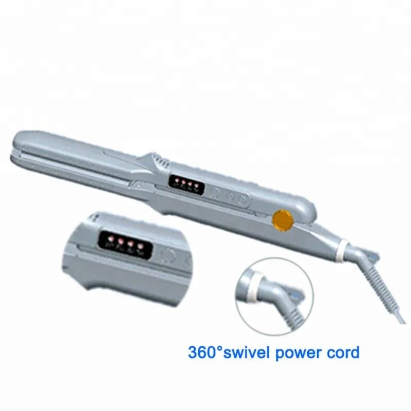 Professional Titanium Flat Iron Hair Straightener Styler 450F Wide Plates Wet Dry Hair Styling Tools