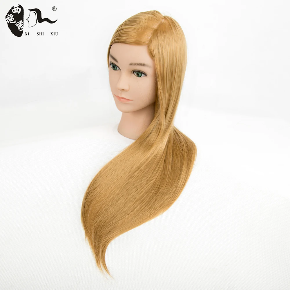 Бренд XISHIXIUHAIR, синтетические волосы для макияжа, голова манекена, синтетические волосы для тренировки, голова манекена